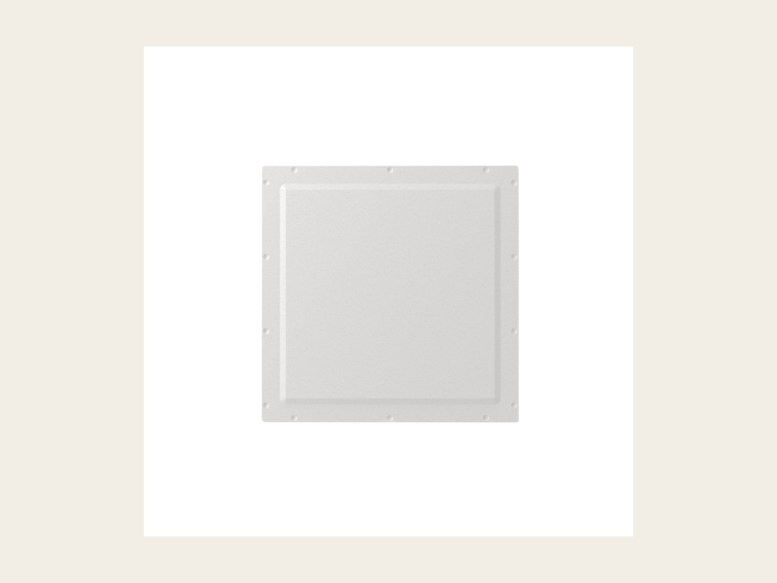 Sonance invisible speaker in a plaster wall